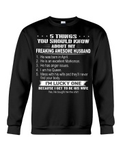 T04 Awesome Husband Crewneck Sweatshirt thumbnail