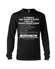 T04 Awesome Husband Long Sleeve Tee thumbnail