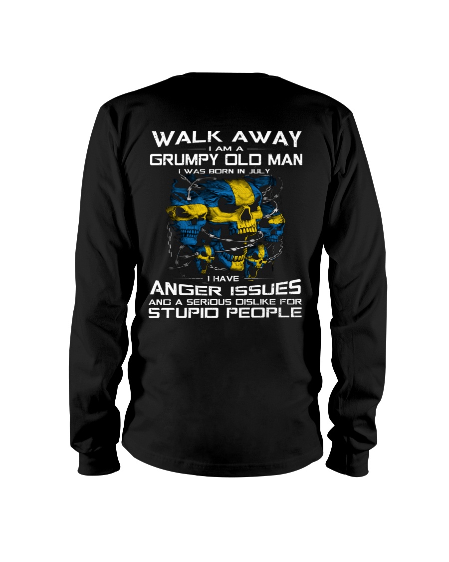 PERFECT GIFT FOR SWEDEN OLD MAN - JULY Long Sleeve Tee