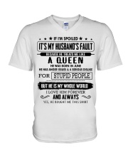 I am spoiled wife - Gift for wife CTUS06 V-Neck T-Shirt thumbnail