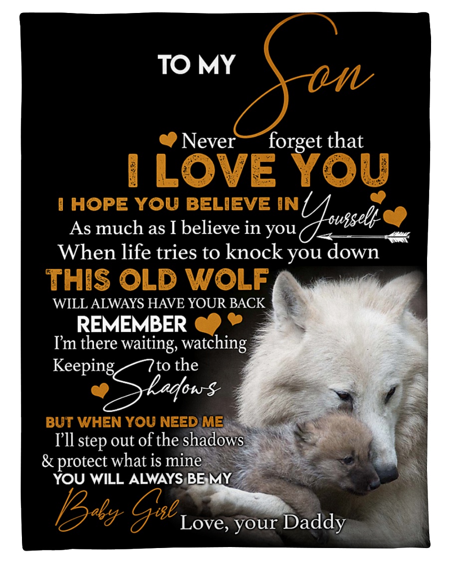 To my son never forget that i love you gift Small Fleece Blanket - 30" x 40"