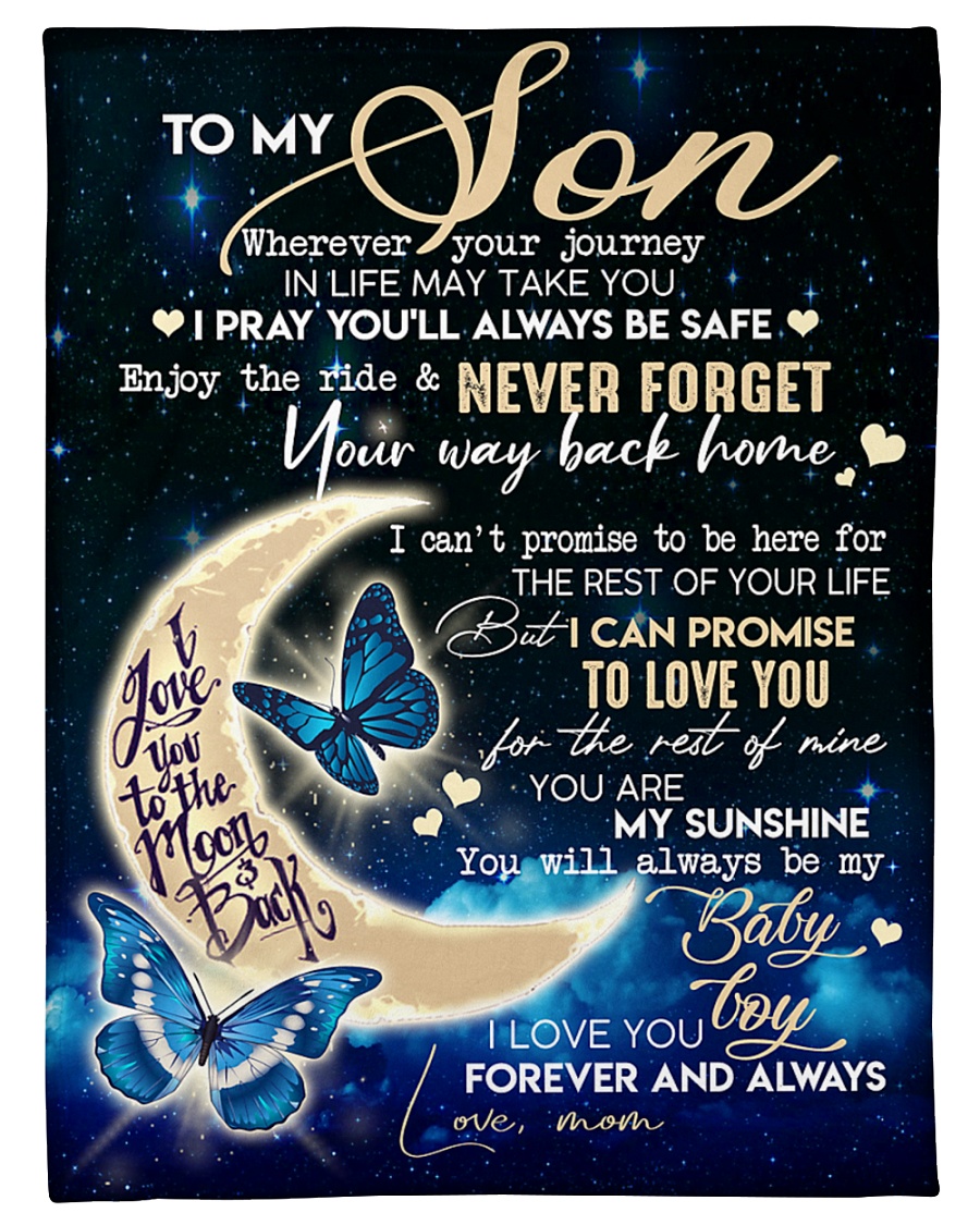 Special gift for son Small Fleece Blanket - 30" x 40"
