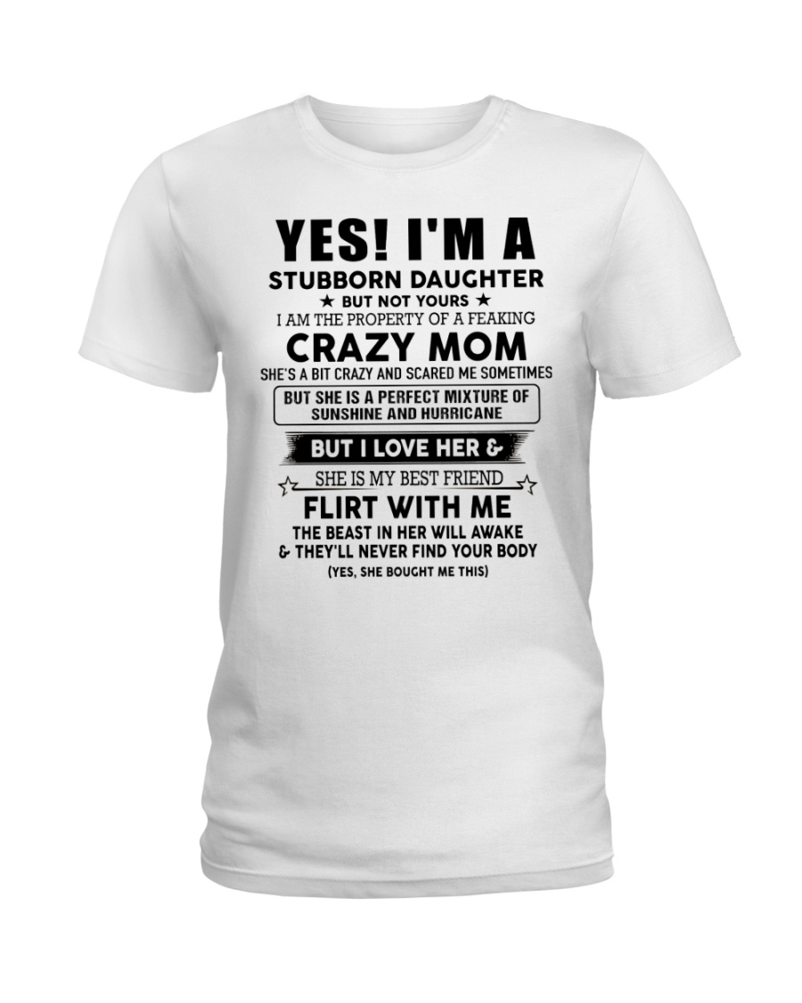 Perfect gift for daughter AH00 Ladies T-Shirt