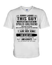 Perfect gifts for Boyfriend- She has Tattoo V-Neck T-Shirt thumbnail