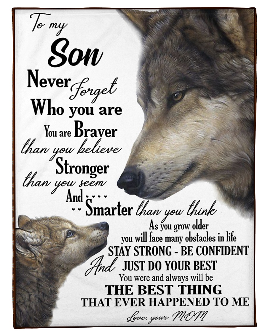 To my dear son never forget who you are Small Fleece Blanket - 30" x 40"