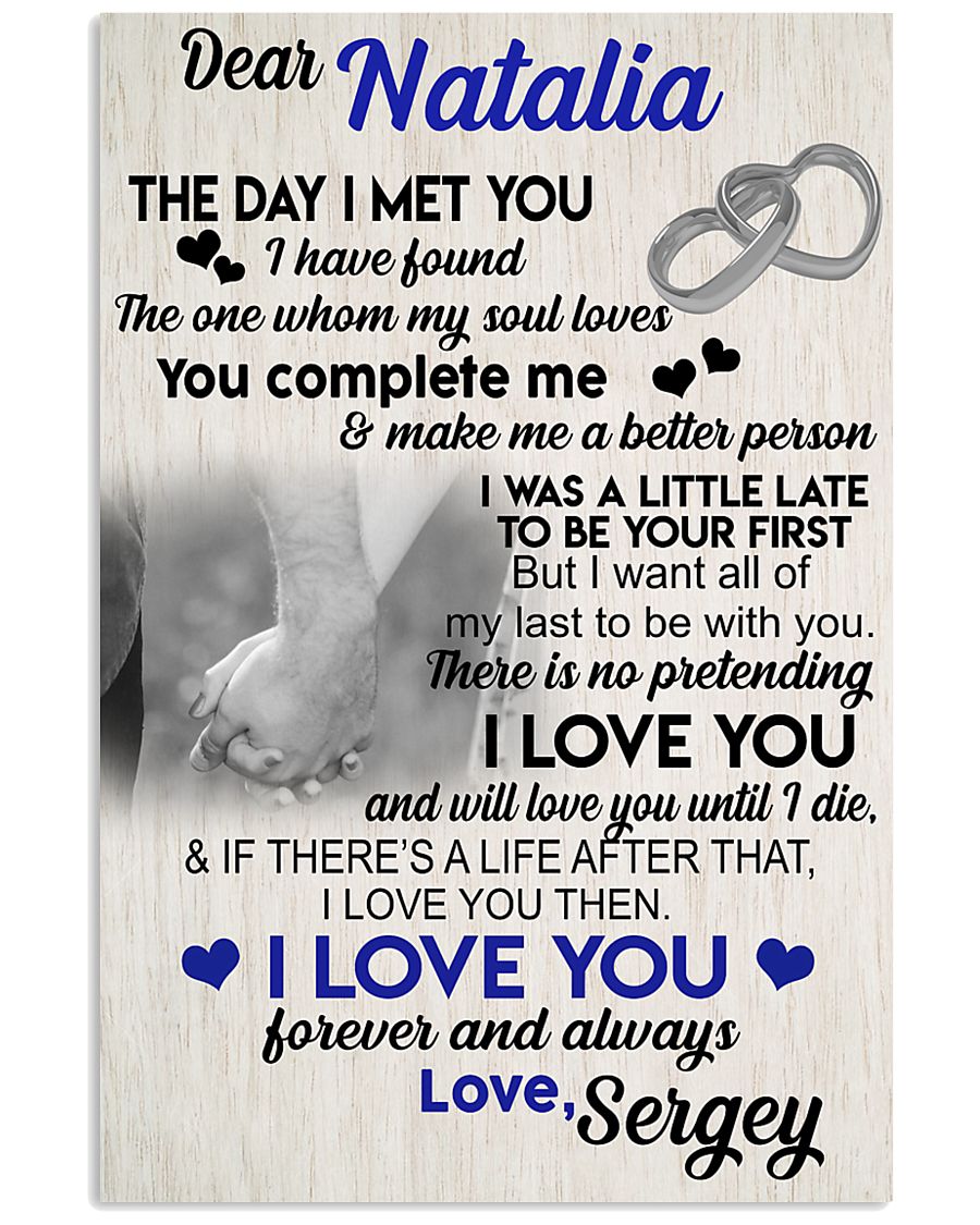 The day I met you I have found my soul loves 11x17 Poster