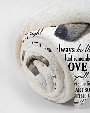 To my dear son never forget that i love you Small Fleece Blanket - 30" x 40" aos-coral-fleece-blanket-30x40-lifestyle-front-18