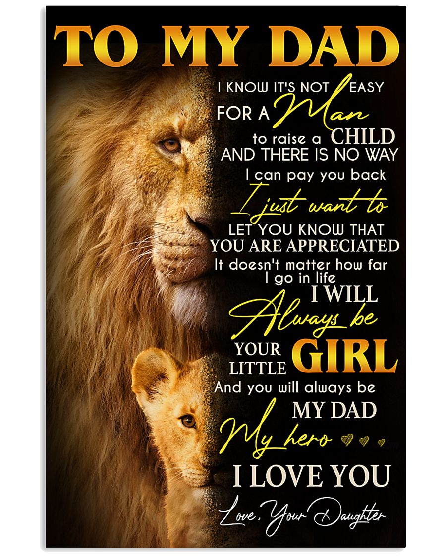 My wonderful Dad- Special gift for Father - A00 11x17 Poster