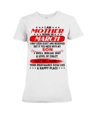 I AM LUCKY MOTHER - SON - CTUS03 G Premium Fit Ladies Tee thumbnail
