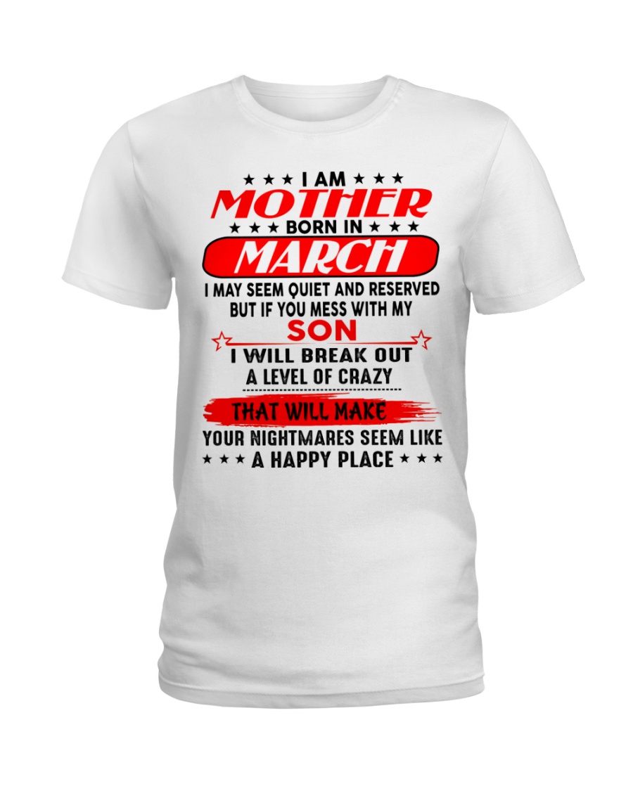 I AM LUCKY MOTHER - SON - CTUS03 G Ladies T-Shirt