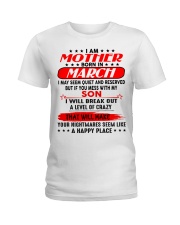 I AM LUCKY MOTHER - SON - CTUS03 G Ladies T-Shirt front