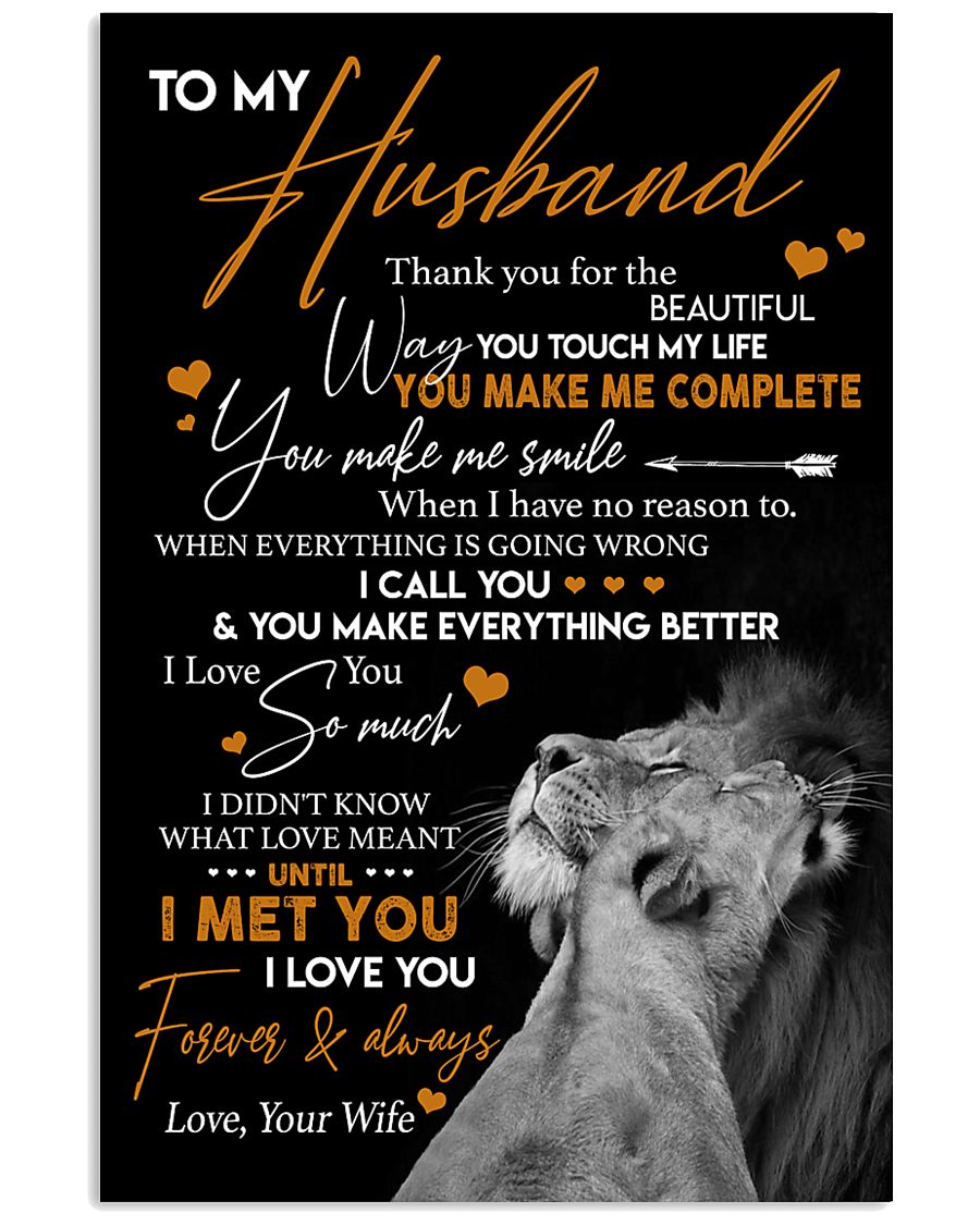 Special gift for husband - C00 16x24 Poster