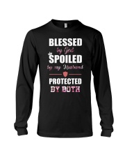 Email - Blessed by God - Spoiled by my husband Long Sleeve Tee thumbnail