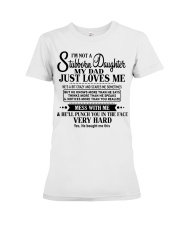 Special gift for Daughter - Father to Daughter 00 Premium Fit Ladies Tee thumbnail