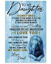DAD TO DAUGHTER 11x17 Poster front