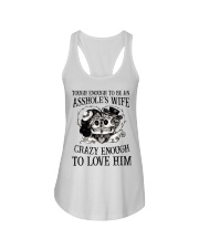 CRAZY ENOUGH TO LOVE HIM Ladies Flowy Tank thumbnail