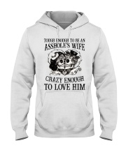 CRAZY ENOUGH TO LOVE HIM Hooded Sweatshirt front