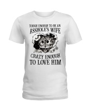 CRAZY ENOUGH TO LOVE HIM Ladies T-Shirt thumbnail