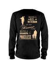 Being a US Veteran is an Honor Long Sleeve Tee back