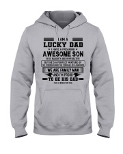 I am Lucky Dad - Awesome Son - Ruby Hooded Sweatshirt thumbnail