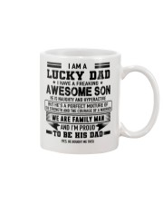 I am Lucky Dad - Awesome Son - Ruby Mug thumbnail