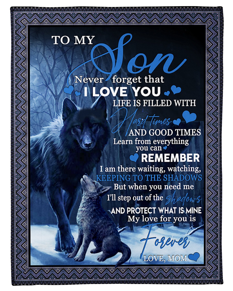 To my son never forget that i love you gift Small Fleece Blanket - 30" x 40"
