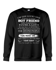 I have crazy boyfriend 11 Crewneck Sweatshirt thumbnail