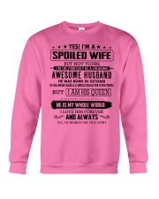 Gift for spoiled wife - husband born in October Crewneck Sweatshirt thumbnail