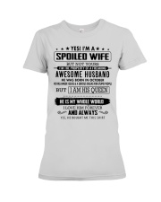 Gift for spoiled wife - husband born in October Premium Fit Ladies Tee thumbnail