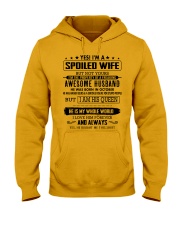 Gift for spoiled wife - husband born in October Hooded Sweatshirt thumbnail