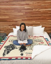 Special gift for your WIFE Large Sherpa Fleece Blanket - 60" x 80" aos-sherpa-fleece-blanket-60x80-lifestyle-front-08