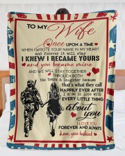 Special gift for your WIFE Large Sherpa Fleece Blanket - 60" x 80" aos-sherpa-fleece-blanket-60x80-lifestyle-front-23