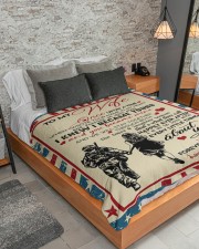 Special gift for your WIFE Large Sherpa Fleece Blanket - 60" x 80" aos-sherpa-fleece-blanket-lifestyle-front-04
