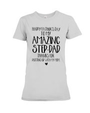 STEP DAD - FATHER DAY - NEW Premium Fit Ladies Tee thumbnail
