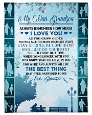 To my dear grandson never forget that i love you Small Fleece Blanket - 30" x 40" front