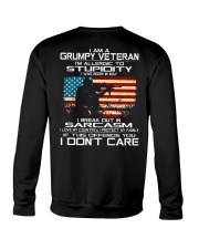 I'm A Grumpy Veteran - I Love My Country Crewneck Sweatshirt thumbnail