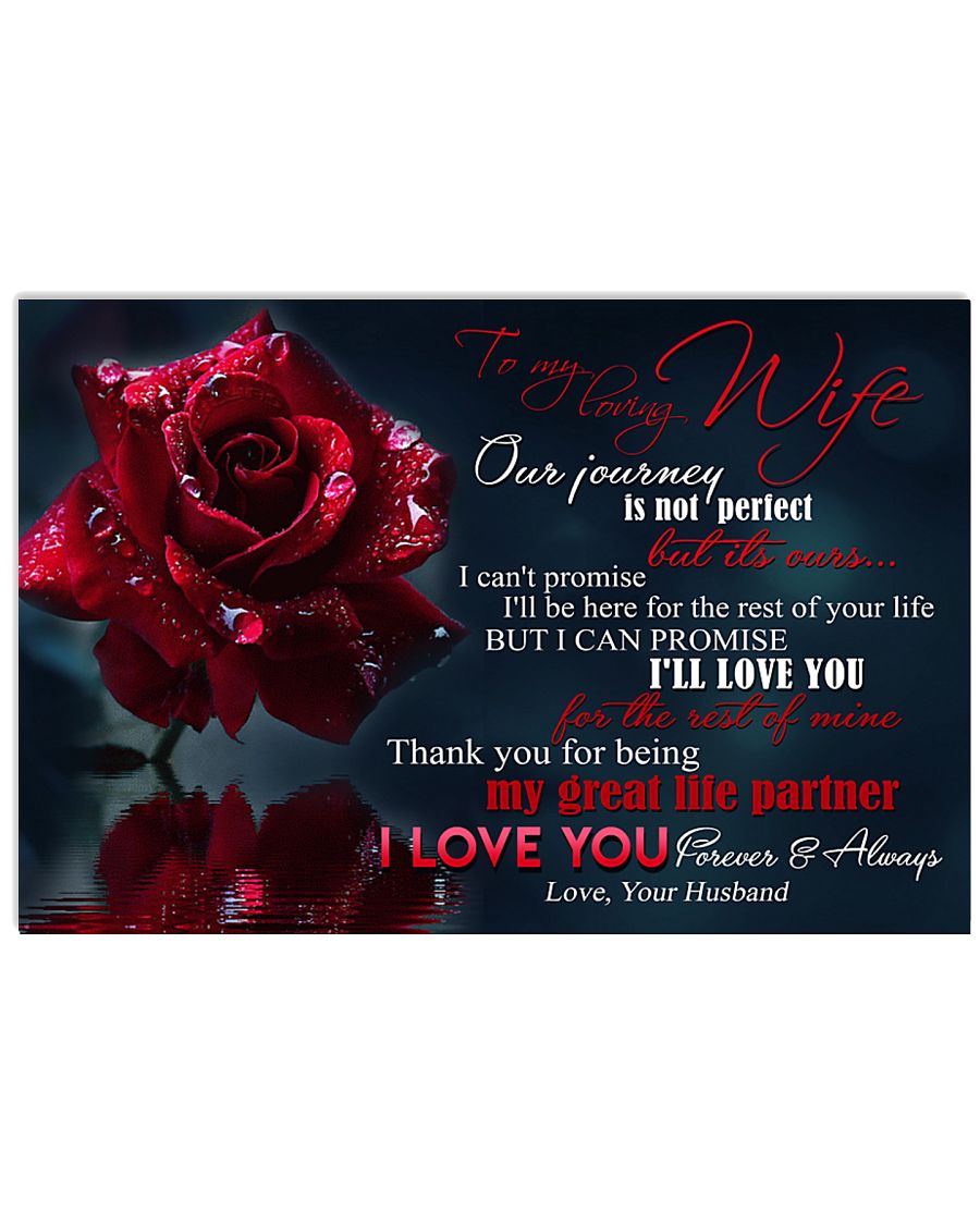 Special gift for your wife 24x16 Poster