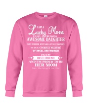 I am a Lucky Mom- I have an Awesome Daughter- Kun Crewneck Sweatshirt thumbnail