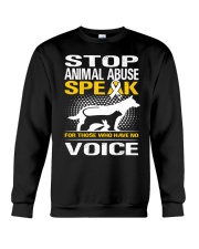 Stop animal abuse - D Crewneck Sweatshirt thumbnail