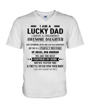 Special gift for Daddy - Awesome Daughter - Kun 00 V-Neck T-Shirt thumbnail
