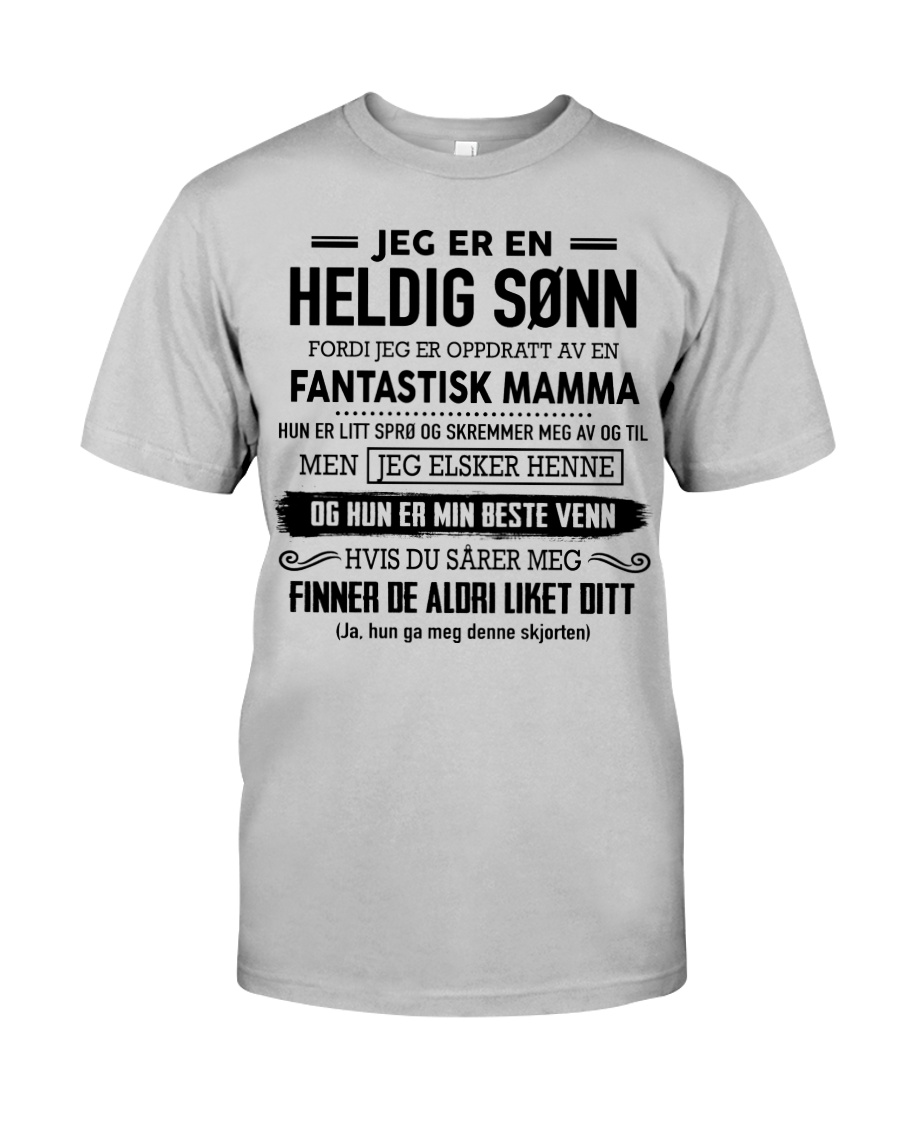 Perfekt gave til din sønn - Mor til sønn -00 Classic T-Shirt
