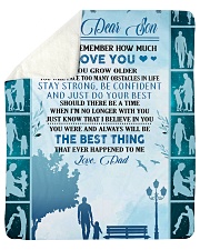 My dear son always remember how much i love you Sherpa Fleece Blanket - 50" x 60" thumbnail
