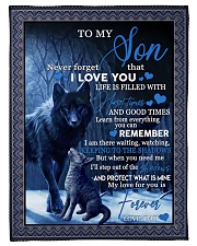 To my son never forget that i love you gift Small Fleece Blanket - 30" x 40" front