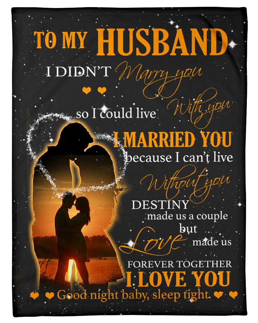 To my husband with love Small Fleece Blanket - 30" x 40"