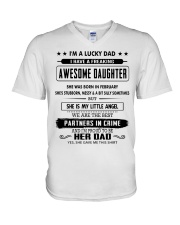 Perfect gifts for Father - February V-Neck T-Shirt thumbnail