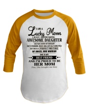 I am a Lucky Mom - Awesome Daughter - Kun 02 Baseball Tee thumbnail