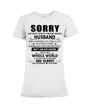 HUSBAND TO WIFE D10 Premium Fit Ladies Tee thumbnail