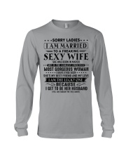 I am married to an awesome wife gift for husband Long Sleeve Tee thumbnail