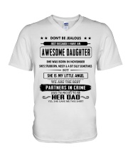 Perfect gifts for Father - November V-Neck T-Shirt thumbnail