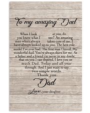 To My Amazing Dad - Daughter 11x17 Poster front